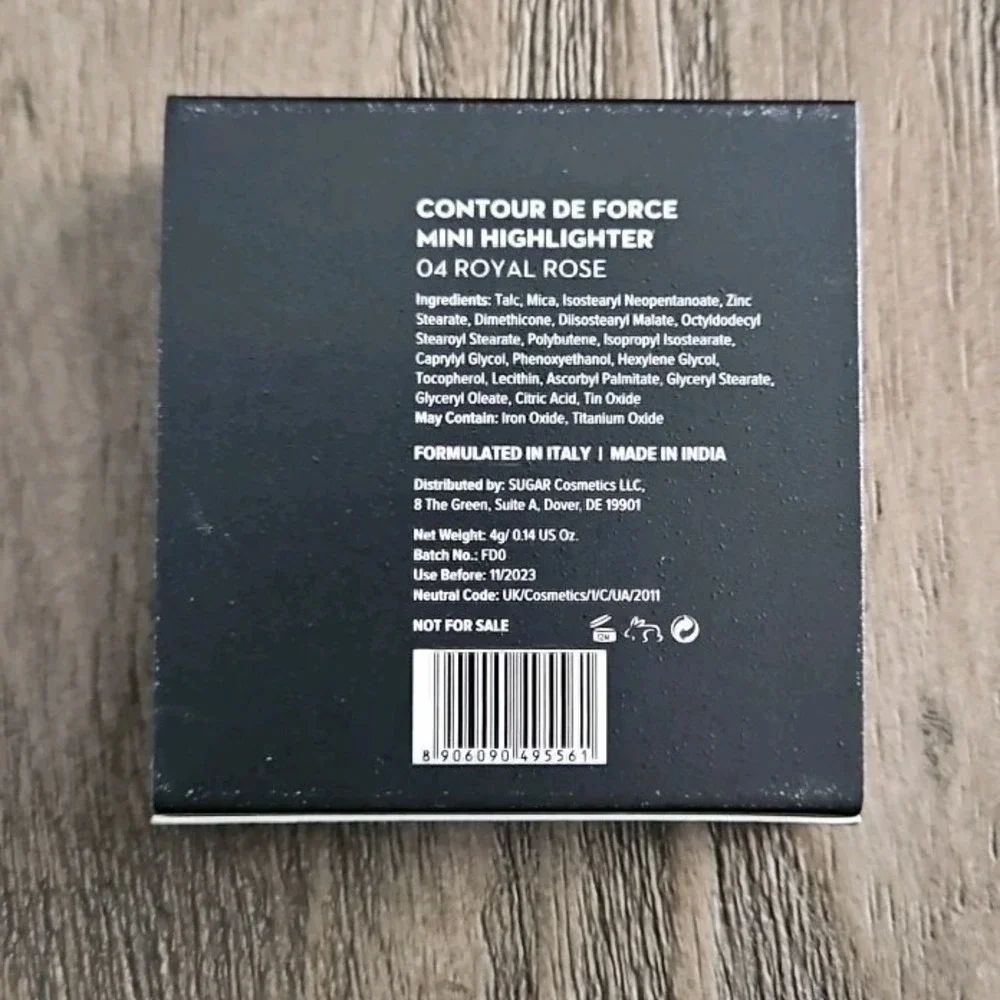 Sugar Mini Face Highlighter ~ 04 Royal Rose (Rosey Taupe) ~ 0.14oz 4g ~ New